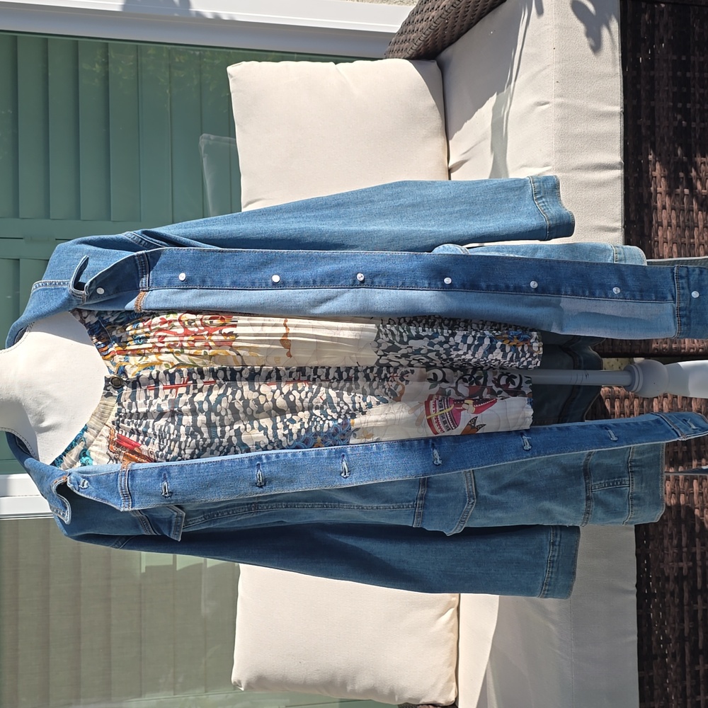 Lane Bryant Denim Belted Jacket - Picture 6 of 6
